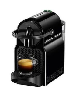 Nespresso Inissia Coffee Machine By Magimix - Black (Free Aeroccino Milk Frother With Purchase Of 150 Nespresso Grand Cru Capsules)